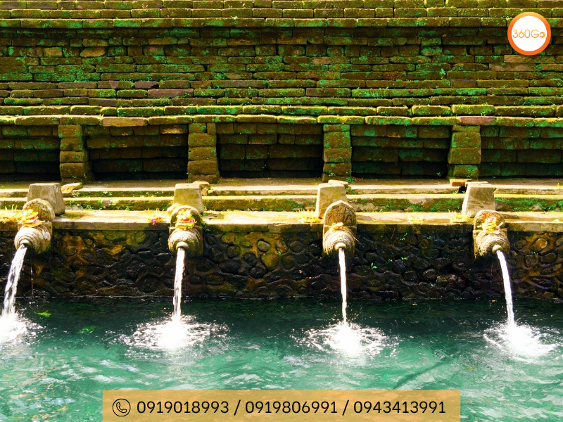 Đền Tirta Empul thanh tẩy và chữa lành - Du lịch 360Go 